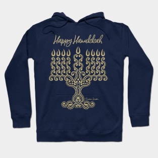 Happy Hanukkah Menorah Hoodie